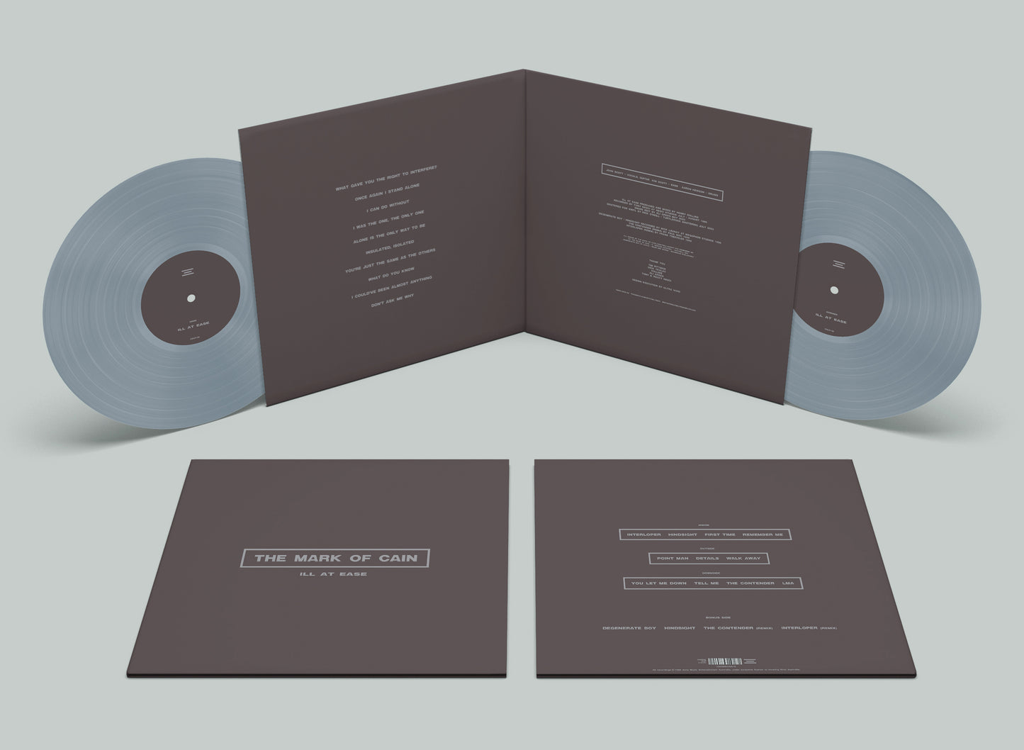 The Mark Of Cain - Ill At Ease - Deluxe Vinyl - Limited Edition