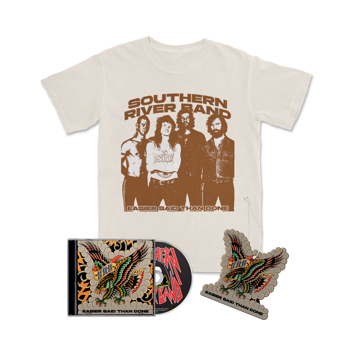 The Southern River Band - Easier Said Than Done - BUNDLE 3 - CD + T-Shirt Bundle [PRE-ORDER]