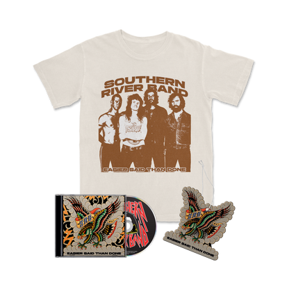 The Southern River Band - Easier Said Than Done - BUNDLE 3 - CD + T-Shirt Bundle [PRE-ORDER]