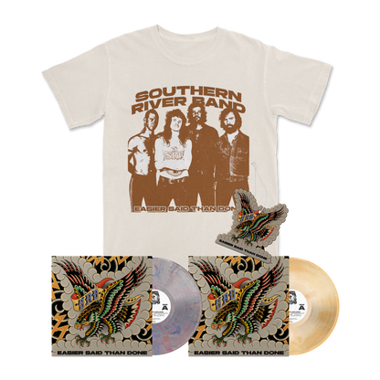 The Southern River Band - Easier Said Than Done - BUNDLE 5 - Goldeneye Vinyl + Dreamsauce Vinyl + T-Shirt Bundle [PRE-ORDER]