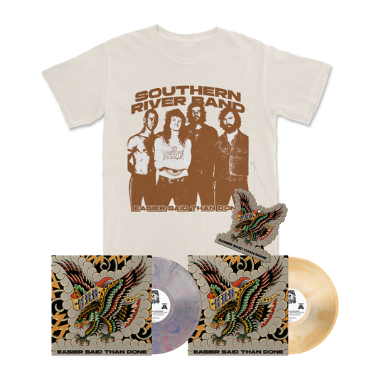 The Southern River Band - Easier Said Than Done - BUNDLE 5 - Goldeneye Vinyl + Dreamsauce Vinyl + T-Shirt Bundle [PRE-ORDER]