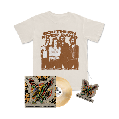 The Southern River Band - Easier Said Than Done - BUNDLE 1 - Goldeneye Vinyl + T-Shirt Bundle [PRE-ORDER]