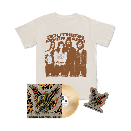 The Southern River Band - Easier Said Than Done - BUNDLE 1 - Goldeneye Vinyl + T-Shirt Bundle [PRE-ORDER]
