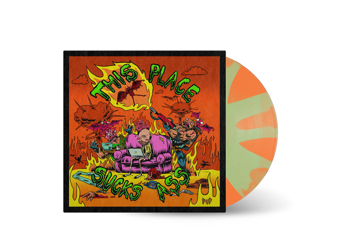 PUP the bundle - The Unraveling of PUPTheBand + This Place Sucks Ass Vinyl Bundle